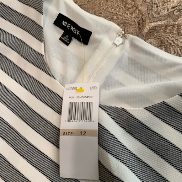 Nine West Stripe Dress - Picture 3 of 4